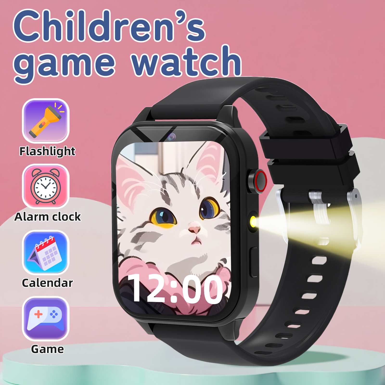 Kids Educational Watch - 교육용 게임, 카메라 및 음악 플레이어가