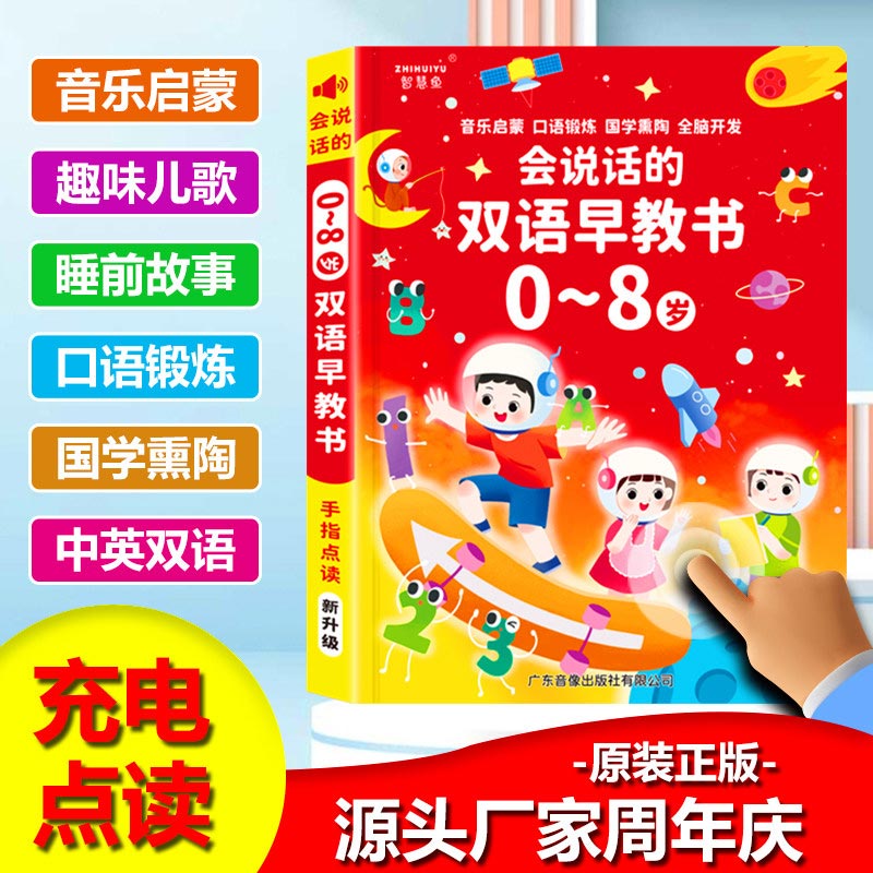 Kids Education Content - 어린이 조기 교육용 말하는 사운드북, 이중
