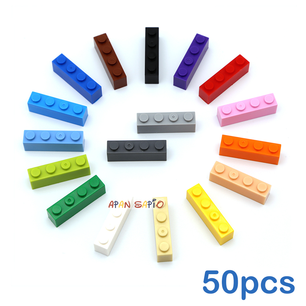Kids Educational Game - 50PCS DIY 빌딩 블록 두꺼운 피규어