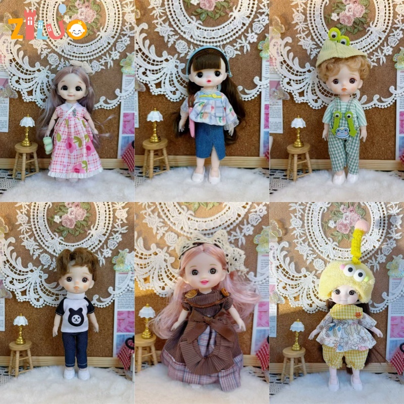 Kids Without Education - BJD 인형 1/8 패션 인형, 스트라이프