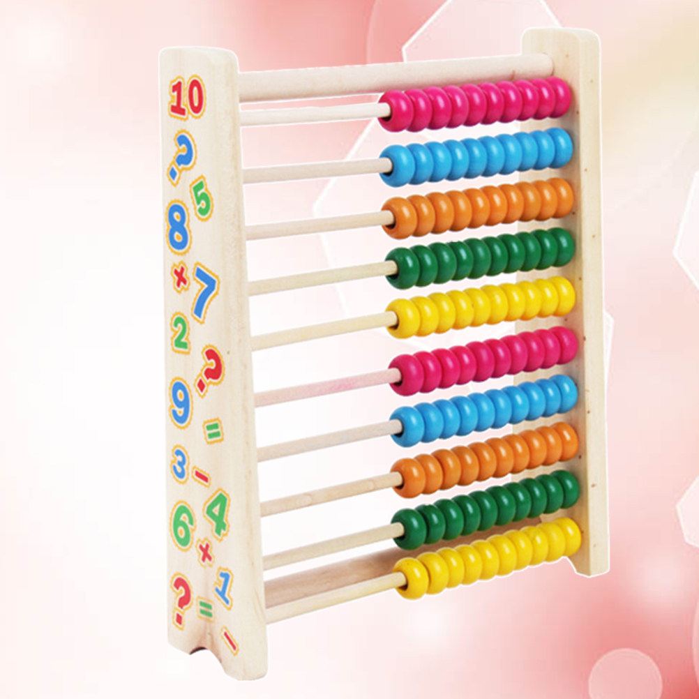 10칸 나무 주판 다채로운 구슬 계산 프레임 어린이를  - Kids Educational Computer 리뷰 및 가격