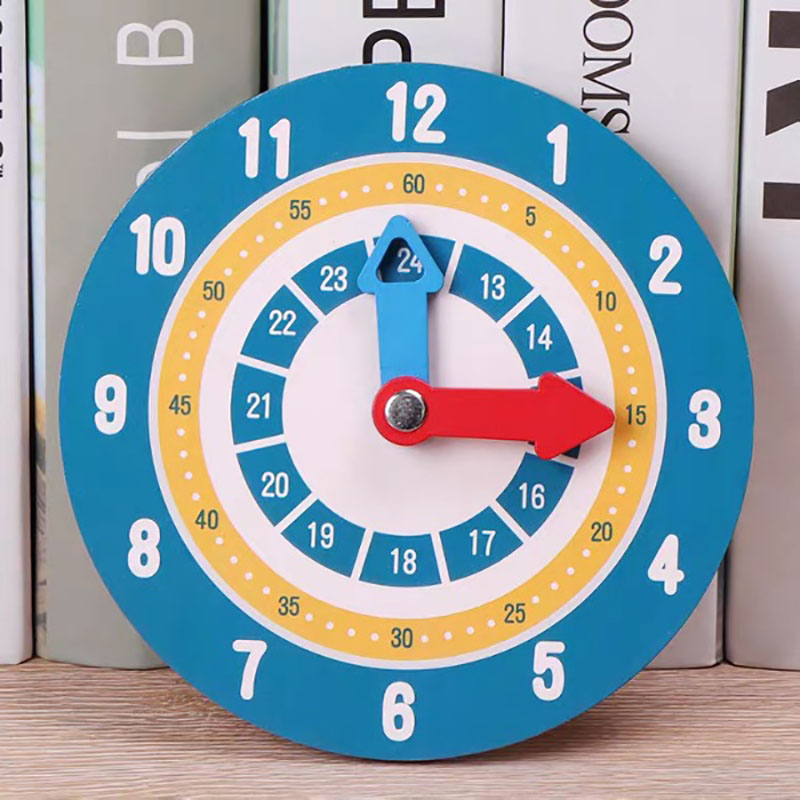 몬테소리 학습 시계 나무 나무 시계 어린이 달력 어린이 - Kids Educational Watch 리뷰 및 가격