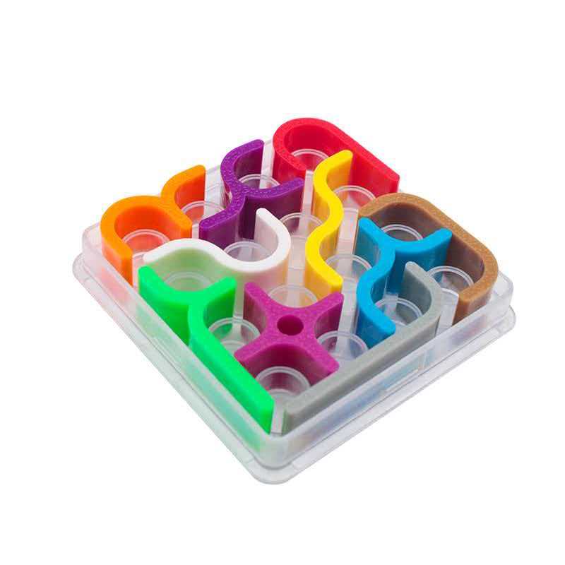 창의적인 미친 곡선 퍼즐 기하학적 라인 매트릭스 IQ  - Kids Education Fun 리뷰 및 가격