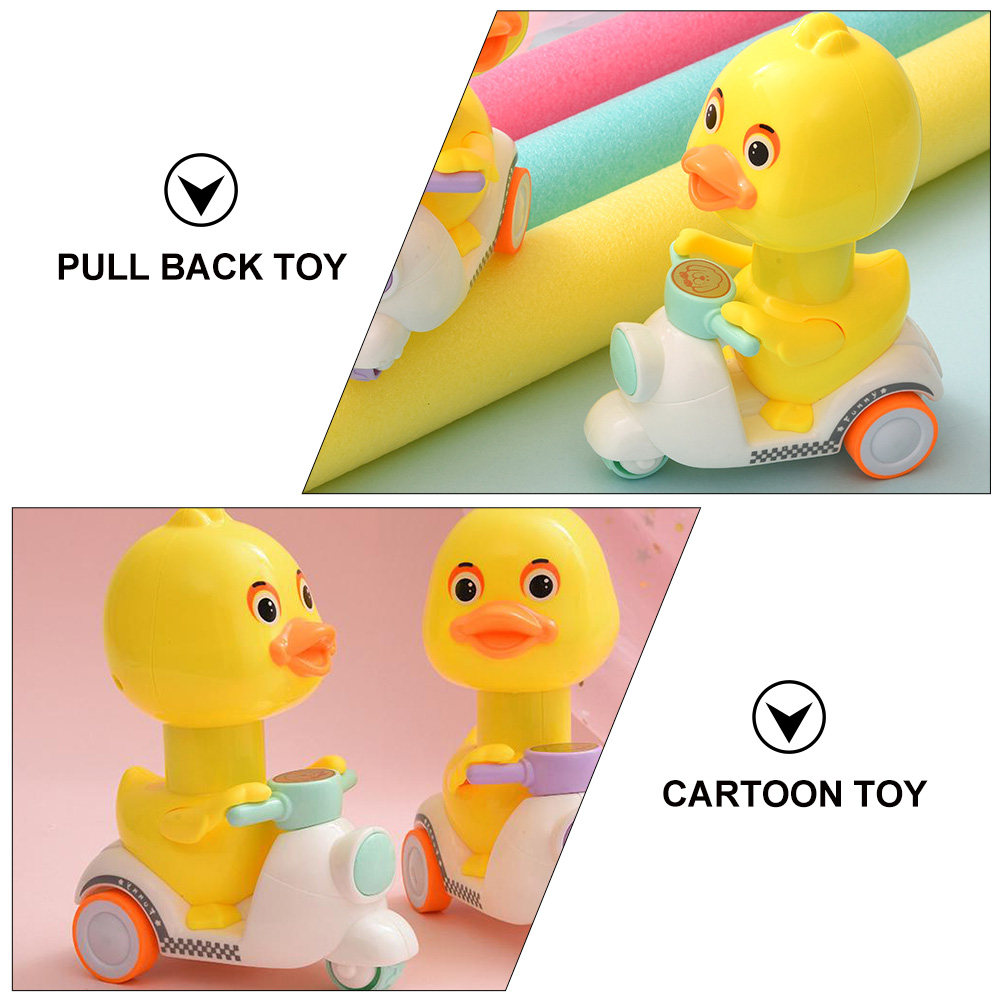 3개입 작은 노란색 오리 프레스 타입 후퇴식 자동차 어 - Kids Education Fun 리뷰 및 가격