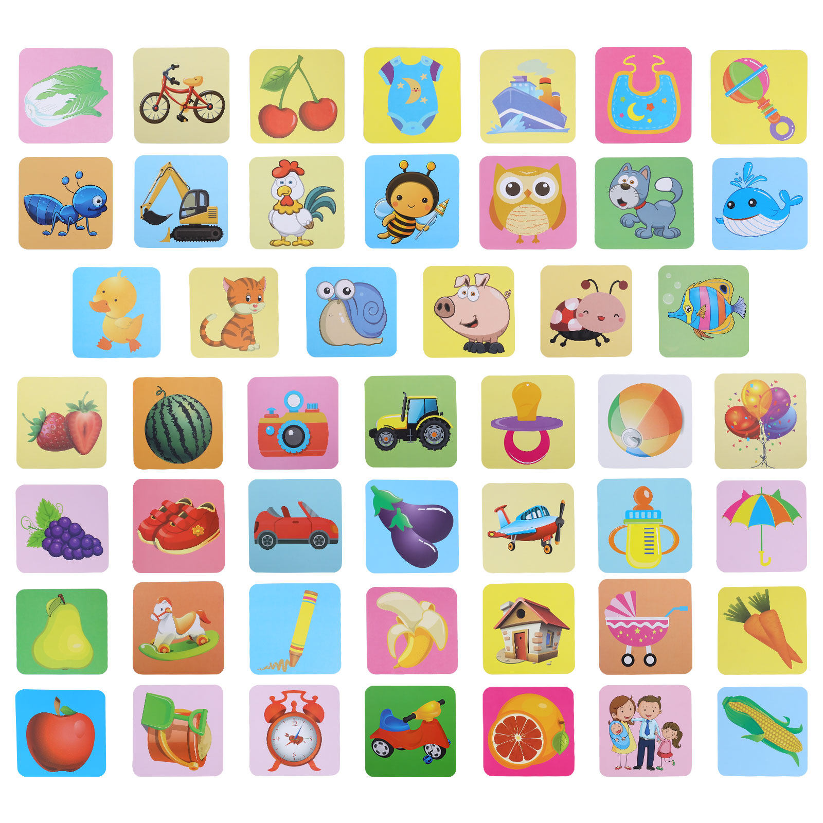 시각 자극 카드 색상 인식 밝게 디자인된 어린이 교육용 - Kids Education Fun 리뷰 및 가격