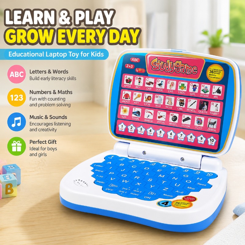 미니 시뮬레이션 노트북 교육용 장난감 LED 화면 어린 - Kids Educational Computer 리뷰 및 가격