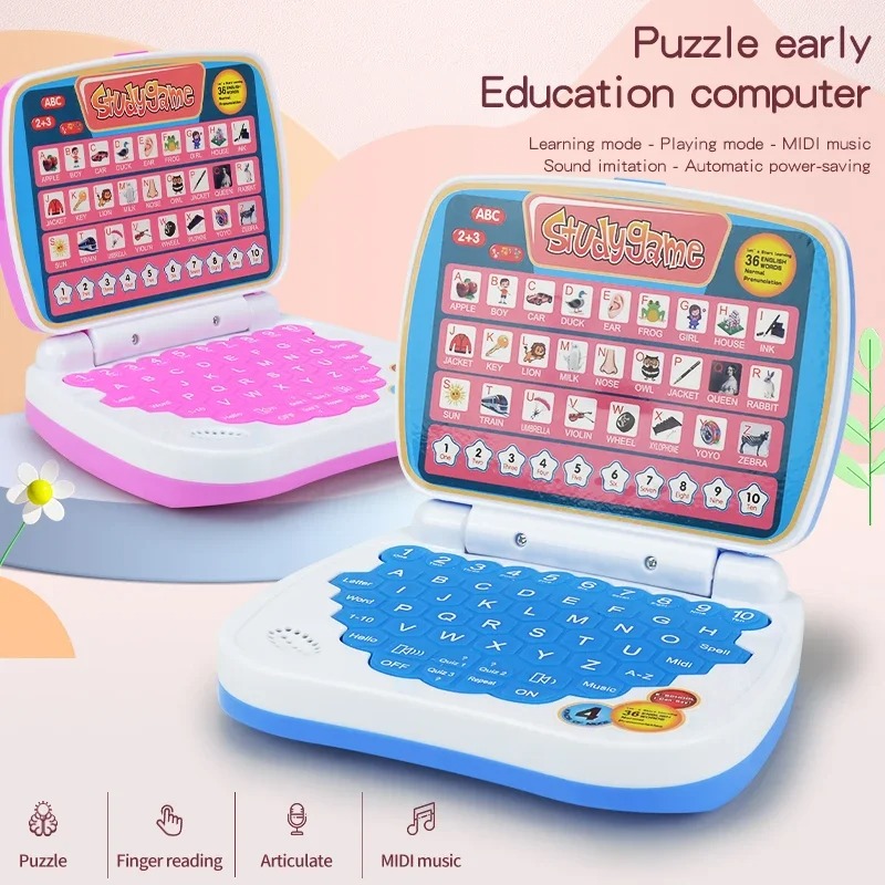 미니 시뮬레이션 노트북 교육용 장난감 LED 화면 어린 - Kids Educational Computer 리뷰 및 가격