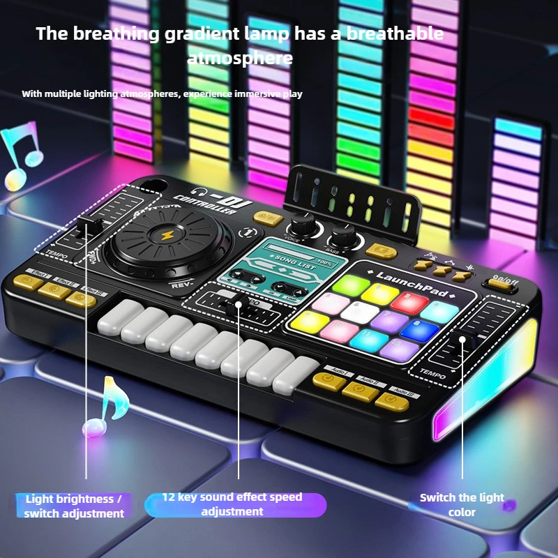 어린이용 뮤지컬 DJ 믹서 마이크 조명 앱 제어 DJ  - Kids Education Games App 리뷰 및 가격