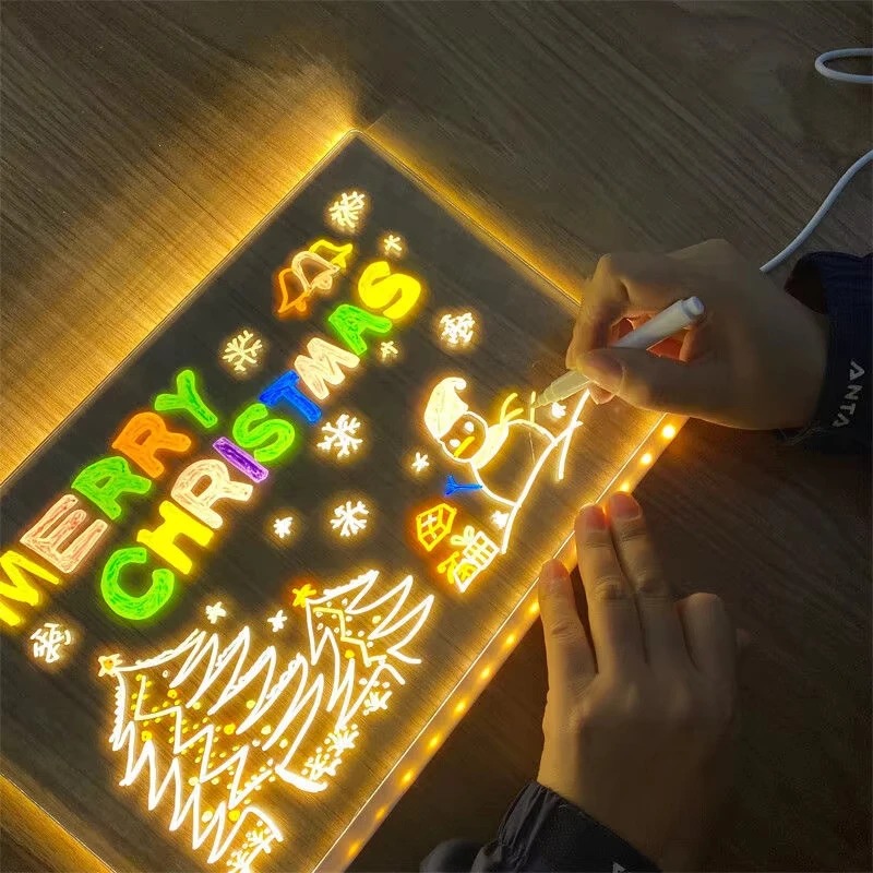 매직 글로우 키즈 드로잉 보드: 재사용 가능한 LCD  - Kids Education Fun 리뷰 및 가격