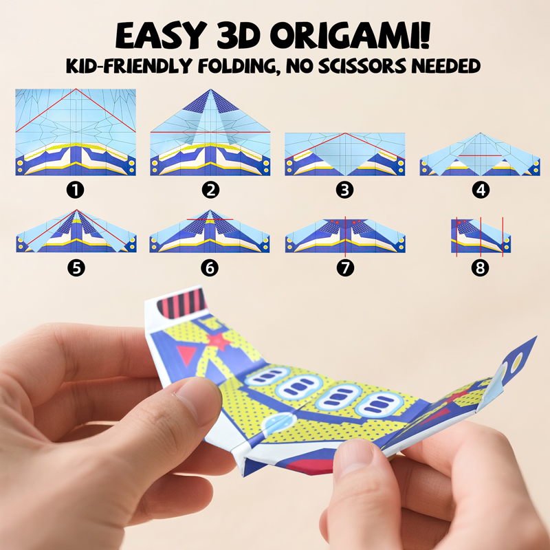 36장 종이비행기 종이접기 키트 STEM 교육용 DIY - Kids Educational Game 리뷰 및 가격