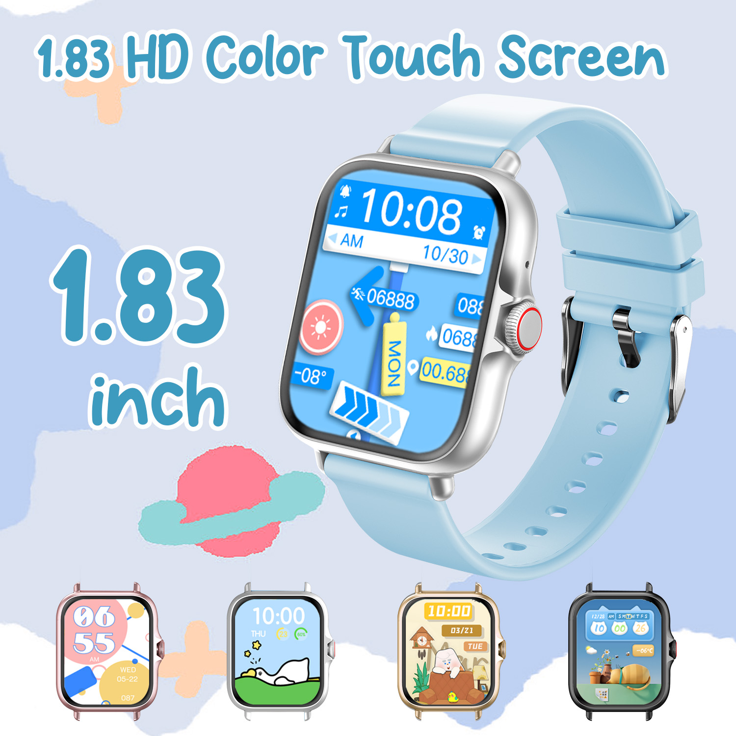 2026 어린이용 스마트워치 1.83인치 HD 터치스크 - Kids Educational Watch 리뷰 및 가격